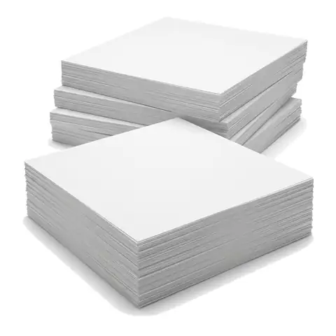 9" Pizza Box Grease Liner, a pack in front with more packs stacked behind, pizza packaging, pizza delivery box