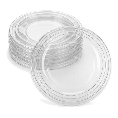 Round Lids For 750ml,1000ml, a pack in front with more packs stacked behind, deli bowl, salad bowl