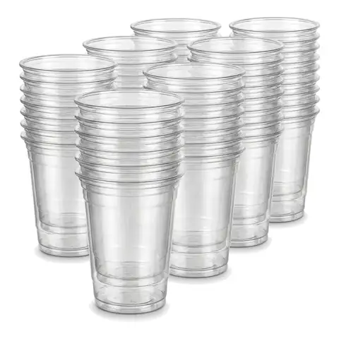12oz Smoothie Milkshake Cups, a pack in front with more packs stacked behind, smoothie cup, cold drink cup