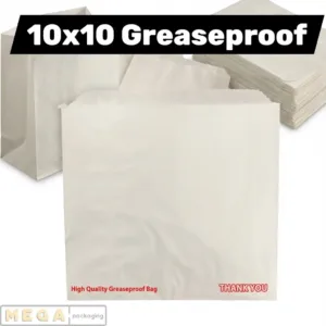 Grease Proof 10x10 inch x1000 greaseproof paper sheets 10x10 food wrap large sandwich liner 38-40 GSM white paper 1000 pack bulk wholesale UK