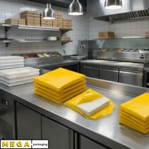 Pizza Box Grease Liner 15x15 inch 4kg white greaseproof paper 670 sheets 40 GSM prevents grease staining UK
