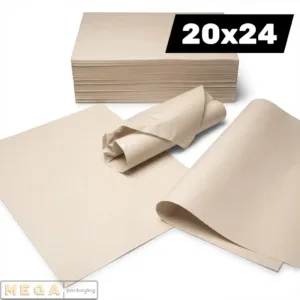 Wrapping Paper 20x24 inch 10kg white newsprint offcuts 500mm x 600mm food-grade clean newsprint 1900 sheets large bulk pack UK