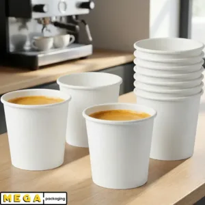 Espresso Cup 4oz x1000 disposable paper espresso cup 1000 pack bulk wholesale cafe coffee shop restaurant takeaway small beverage cup