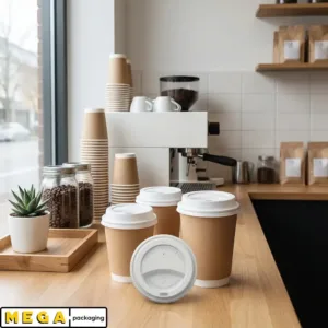 White Lid 4oz x1000 disposable espresso cup lid 62mm sip-through travel lid 1000 pack bulk wholesale cafe restaurant takeaway hot beverage lid