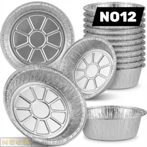 Round Aluminium Container -  No12