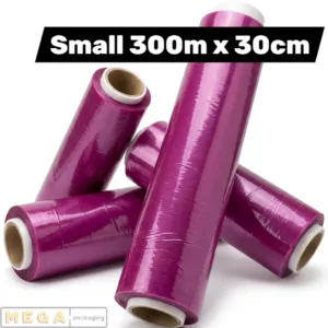 Cling Film Small x1 commercial catering roll 200m length 30cm width PVC food wrap cutter box professional kitchen food service UK