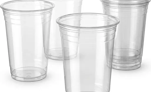 Plastic Cup 16oz x1000 clear disposable PET cup 98mm rolled rim large cold beverage cup 1000 pack bulk wholesale cafe restaurant takeaway smoothie iced coffee cup