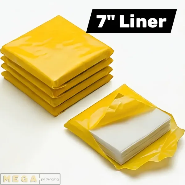 Pizza Box Grease Liner 7x7 inch 4kg white greaseproof paper 3200 sheets 40 GSM prevents grease staining UK