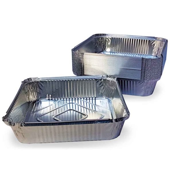 9x9 2.0 shallow aluminum container