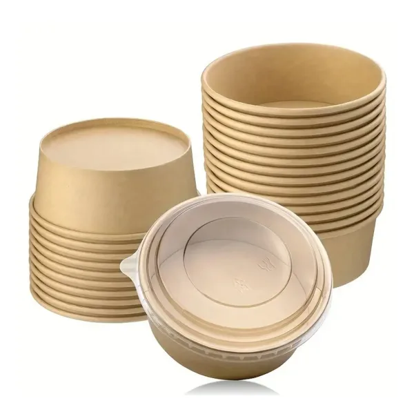 Round Kraft Deli Bowls F7jpg