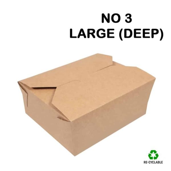 large deep kraft box