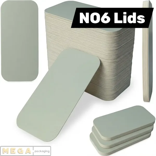 no6 aluminium lids